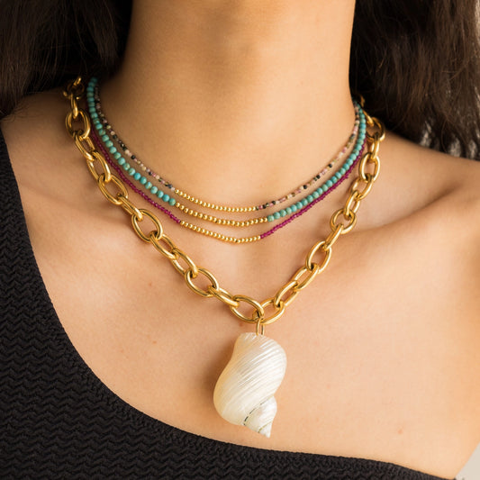 The Mother of Shell Necklace