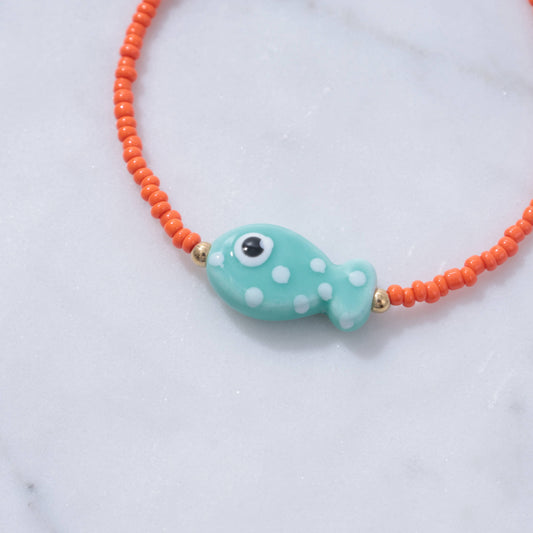 Bahama Bead Good Luck Fish Bracelet