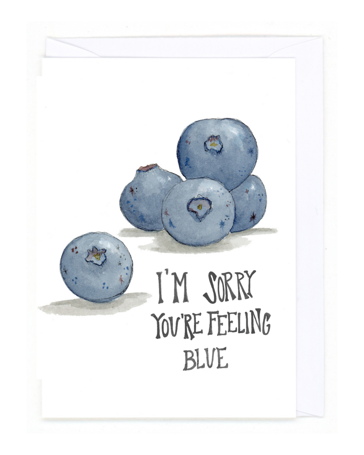 Feeling Blue Greeting Card