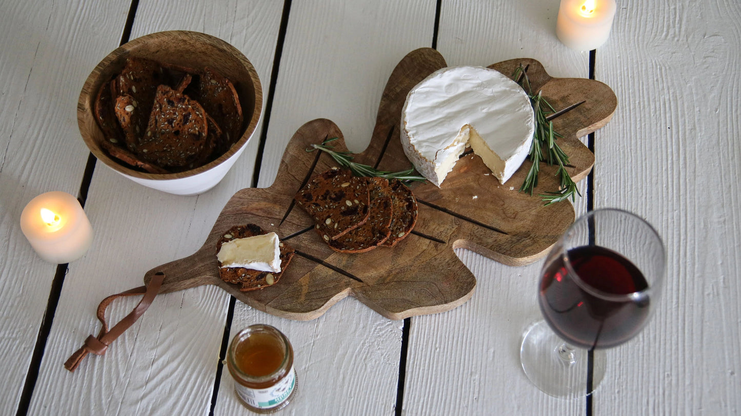 Oak Leaf Serving Board