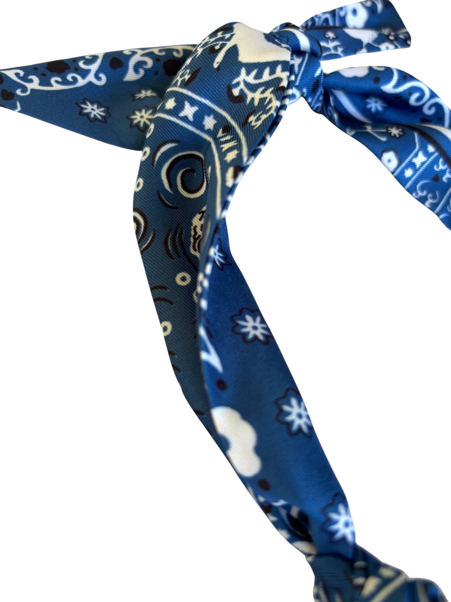 Cheyenne scarf necklace: Nautical Navy / Without charm