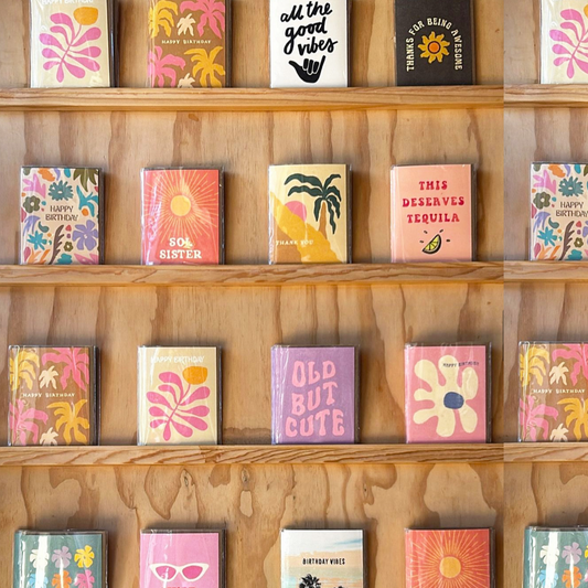 Sunshine and Seashells | Beach Birthday Card | Summer card