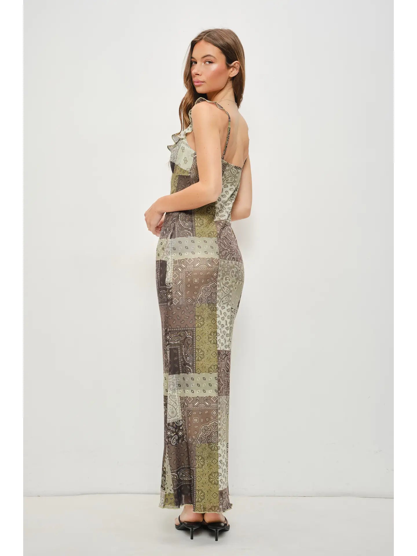 Faye Paisley Midi Dress