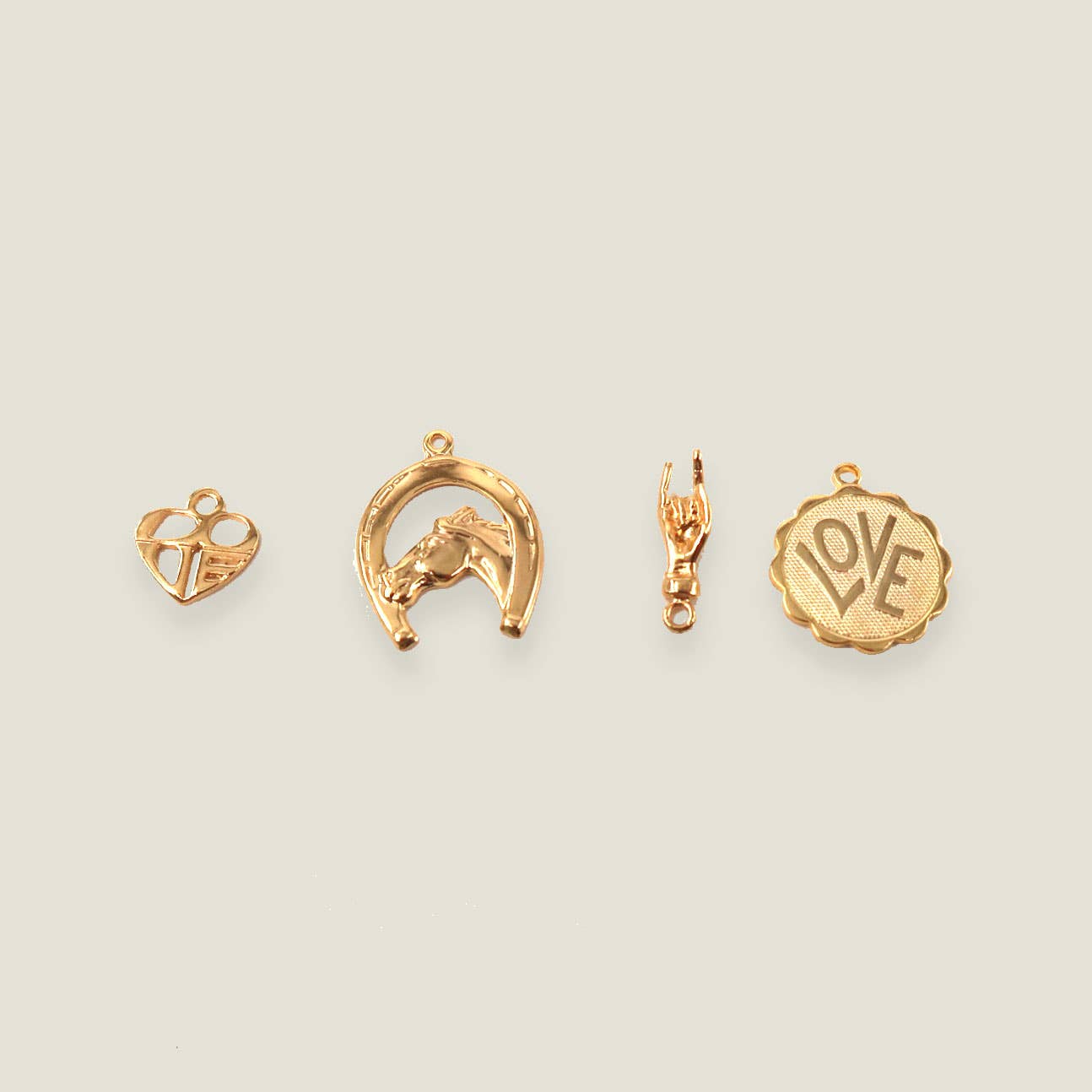 Individual Charms: Horseshoe with horse