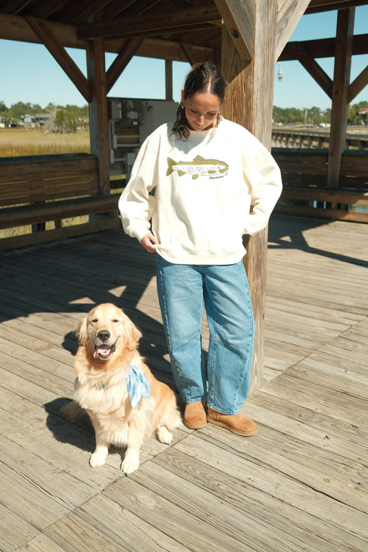 Charleston Fish Mock Neck