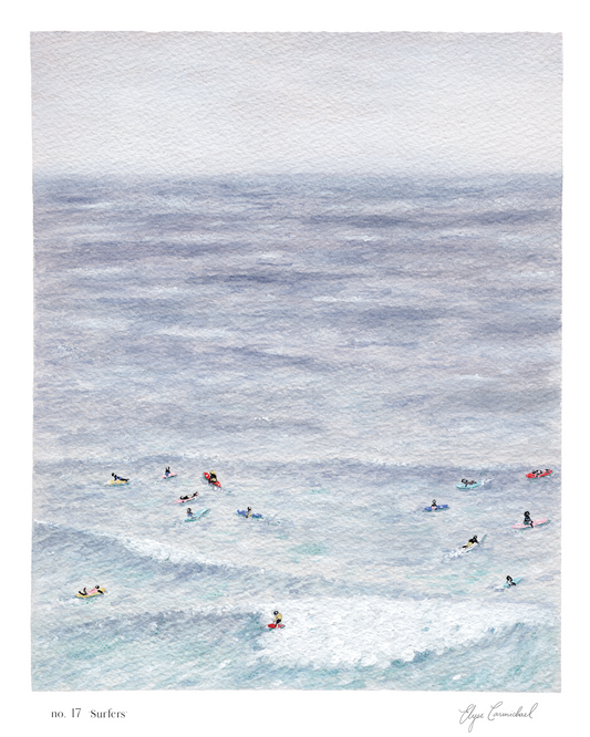 No. 17 'Surfers' print