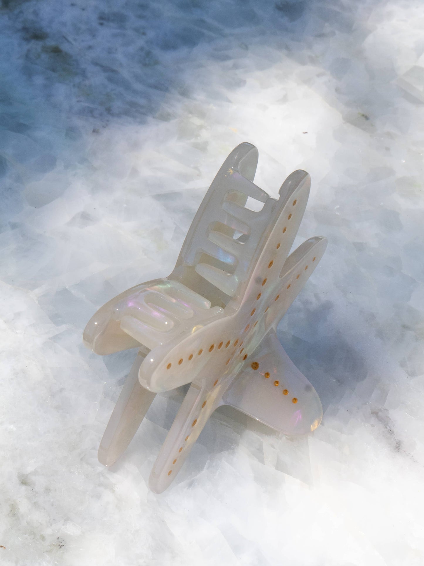 White Starfish Hair Clip