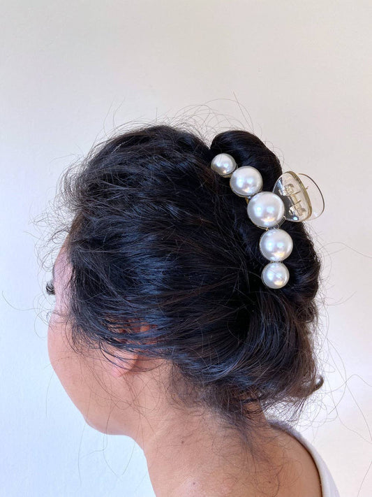 Big Pearl Hair Claw Clip