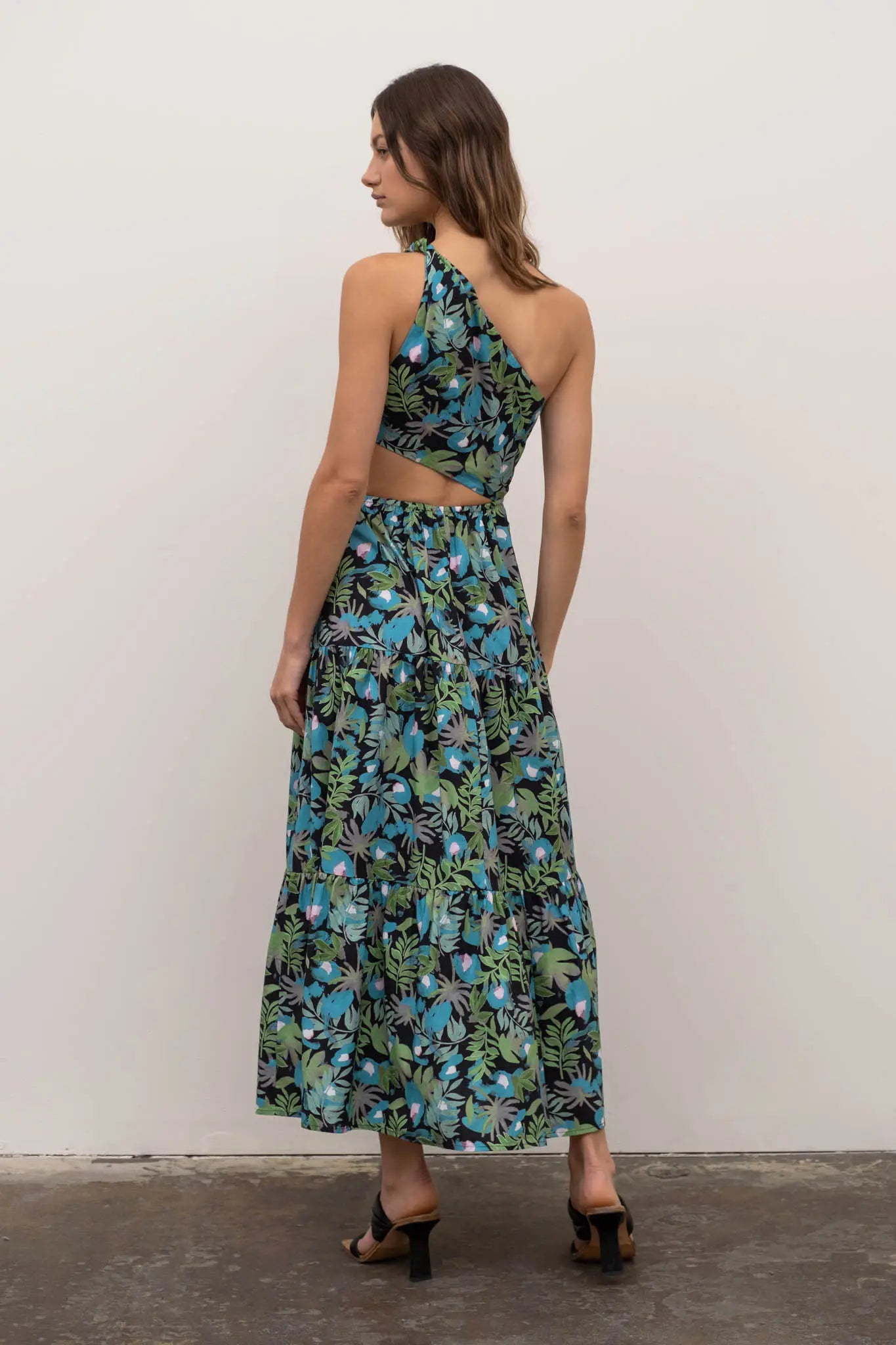 The Midnight Dream One Shoulder Midi