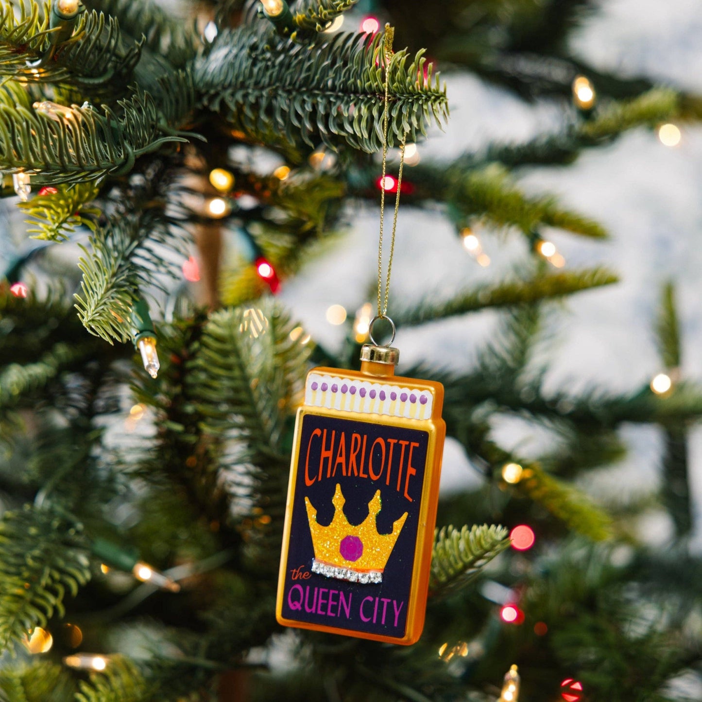 Matchbook Ornament - Charlotte
