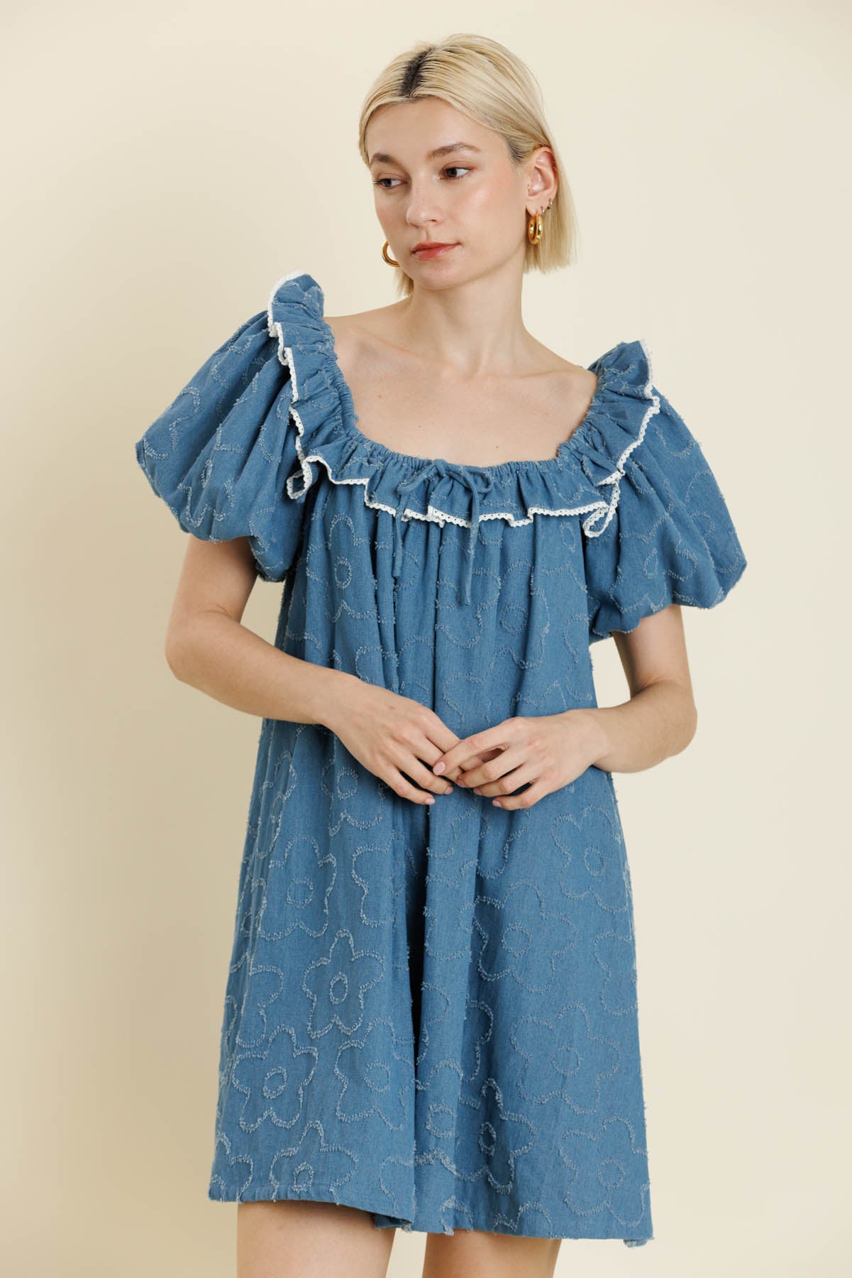The Daisies and Denim Dress