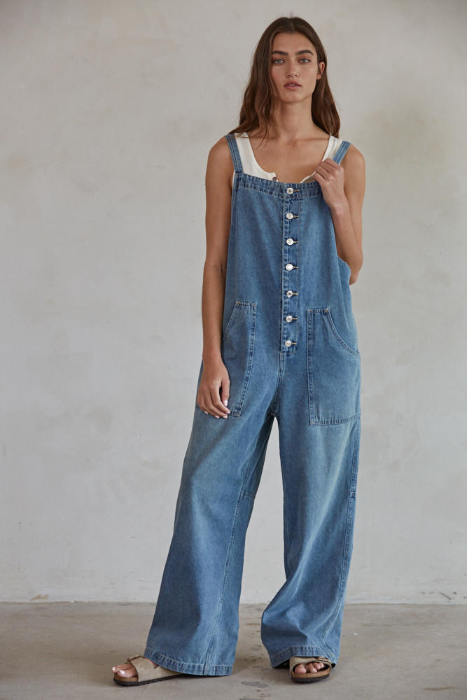 Maxwell Denim Overalls