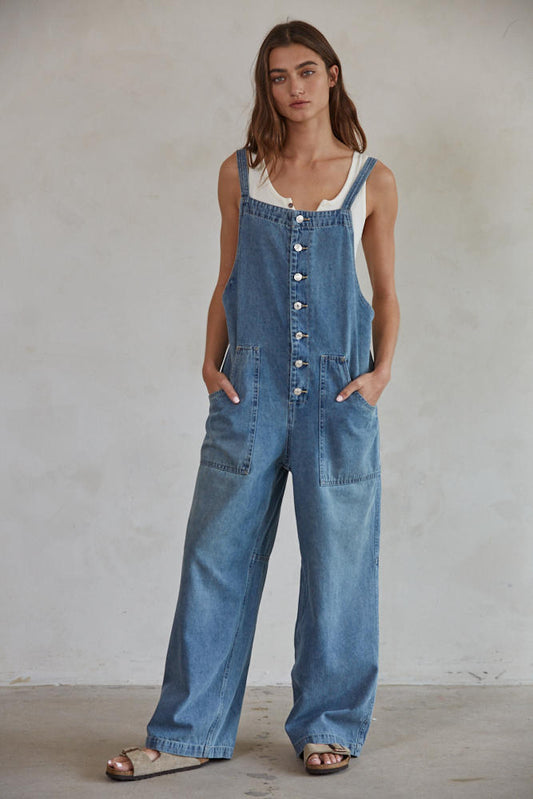 Maxwell Denim Overalls