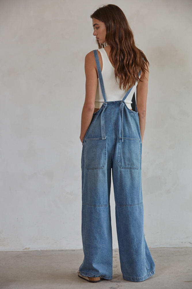 Maxwell Denim Overalls