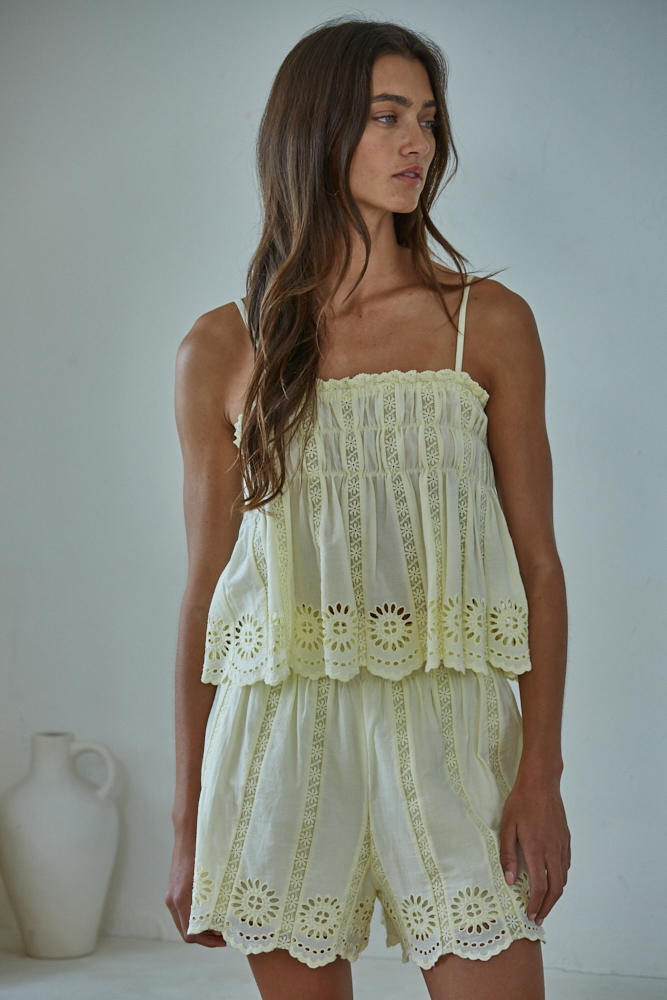 Ansley Eyelet Shorts