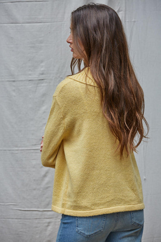 Lumi Collared Cardigan Top