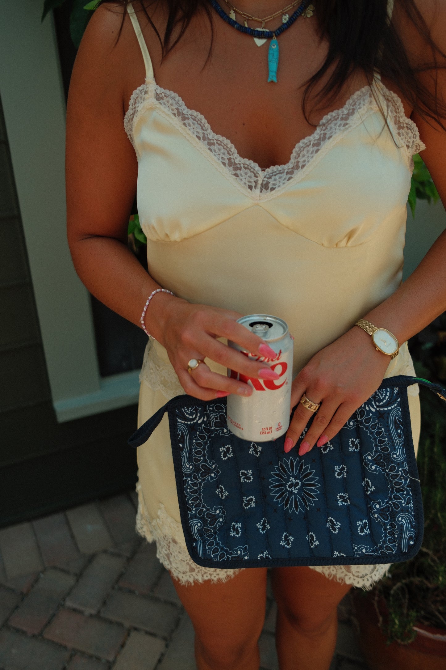 The Sara Top | Satin Lace Tank Top