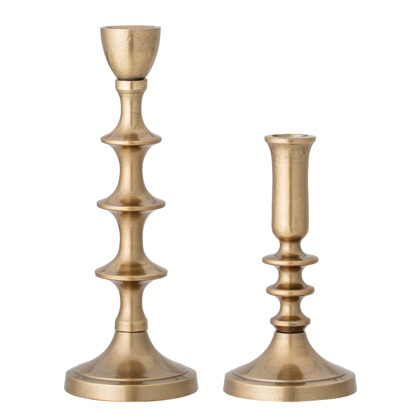 Metal Taper Holders with Antique Finish