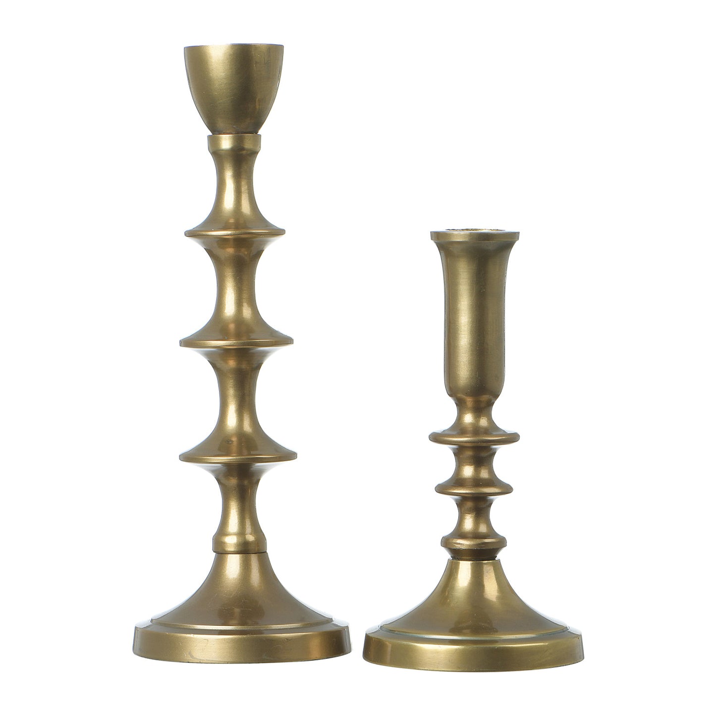 Metal Taper Holders with Antique Finish