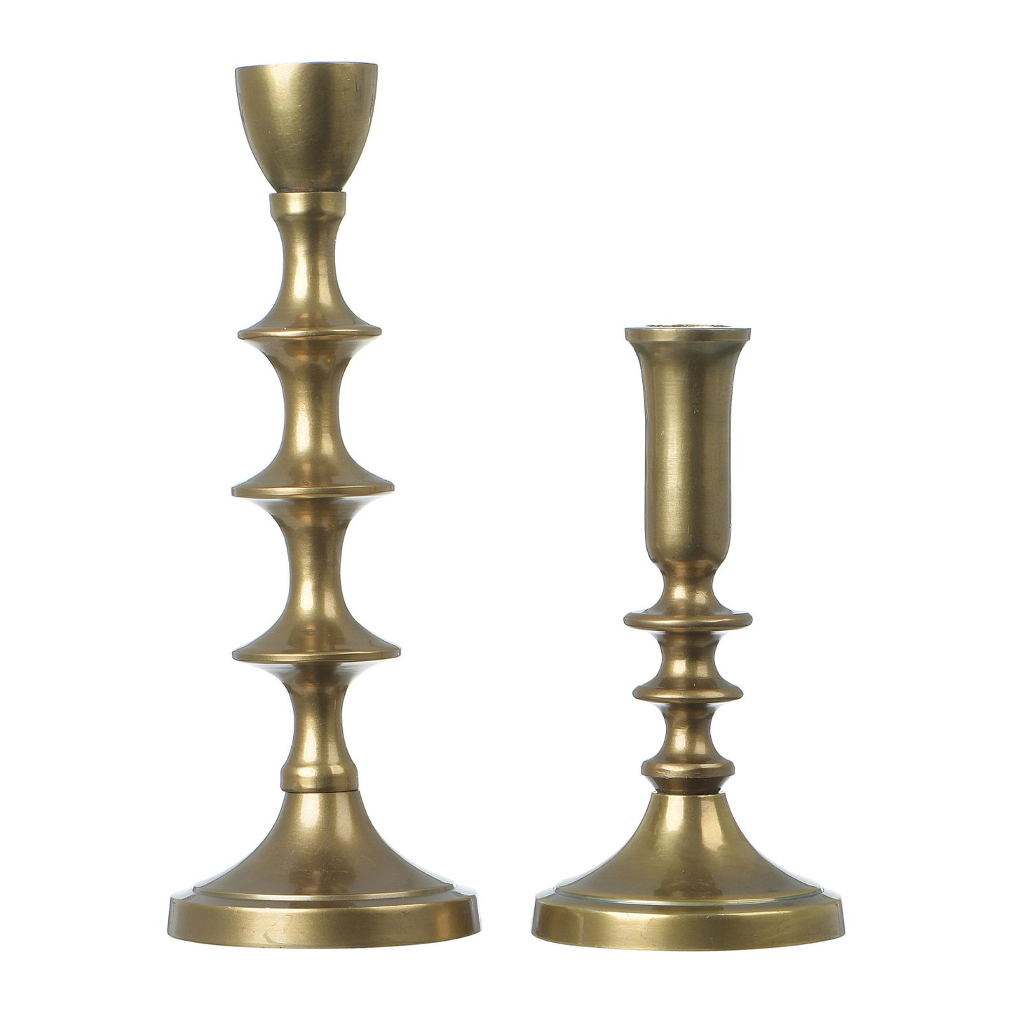 Metal Taper Holders with Antique Finish