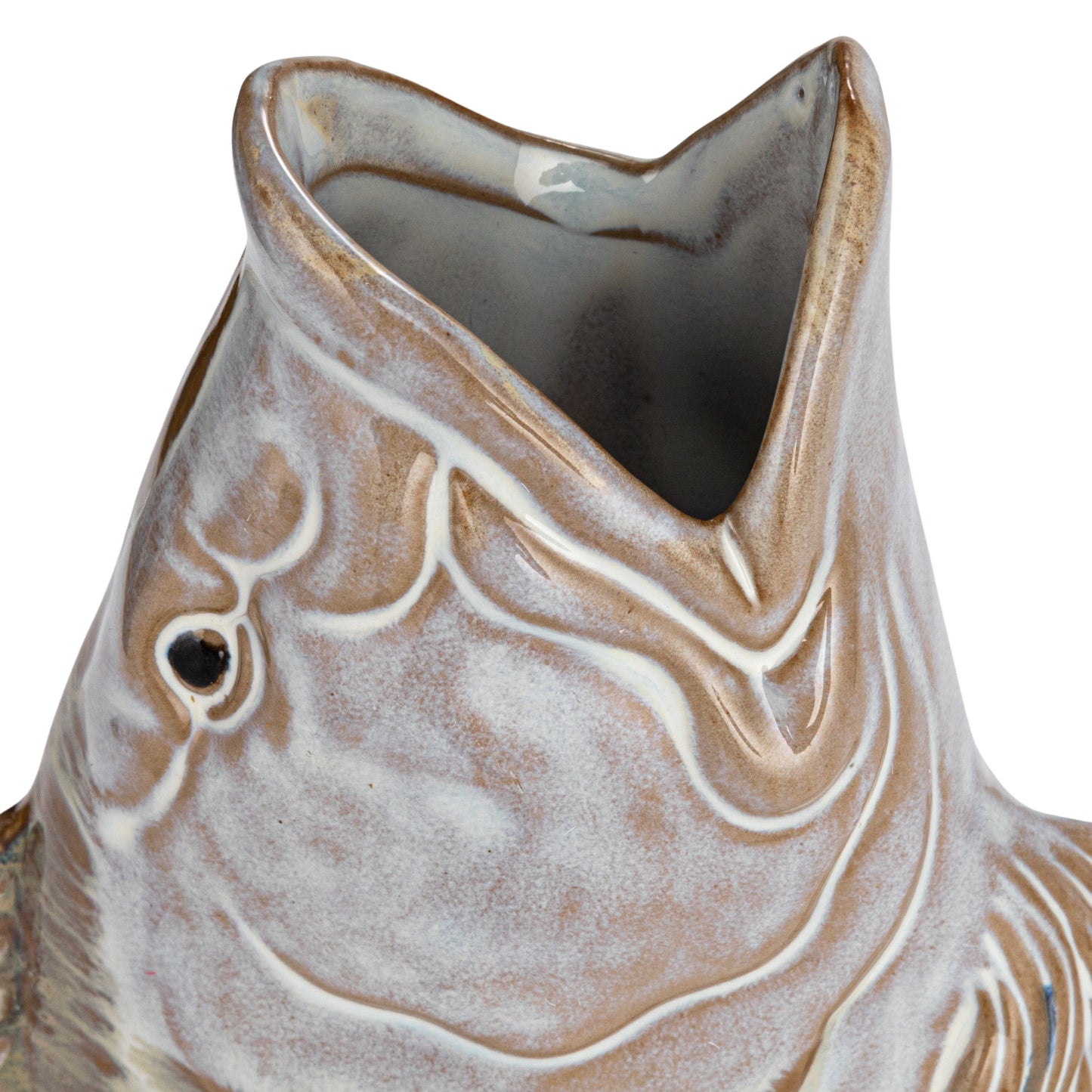 fish-shaped wall vase