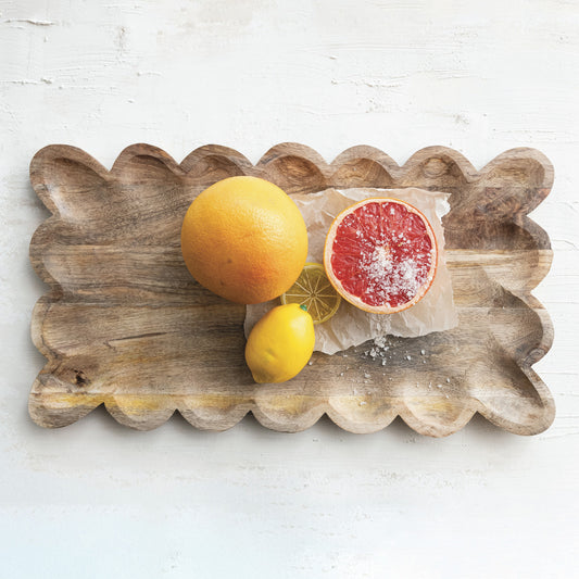 Scalloped Mango Board