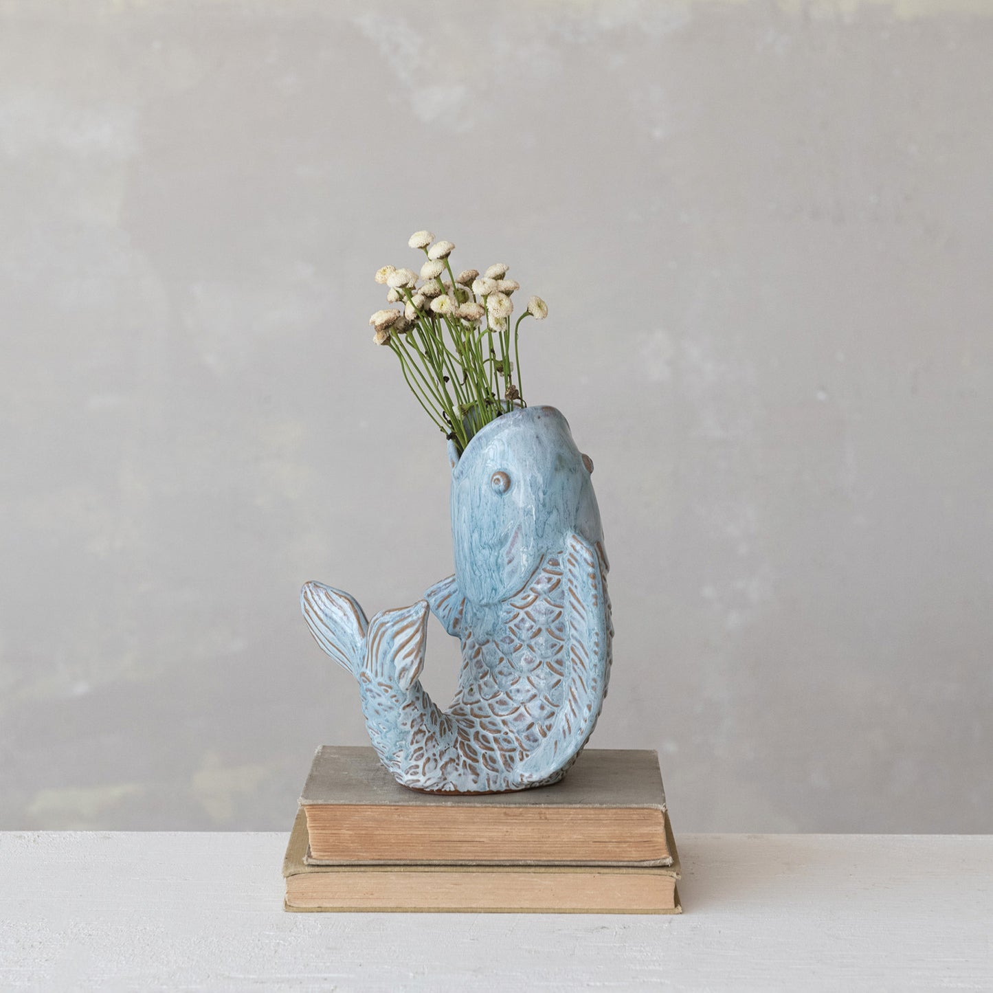 Fish-shaped Vase