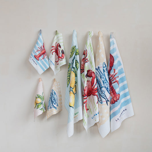 The Summer Supper Tea Towel