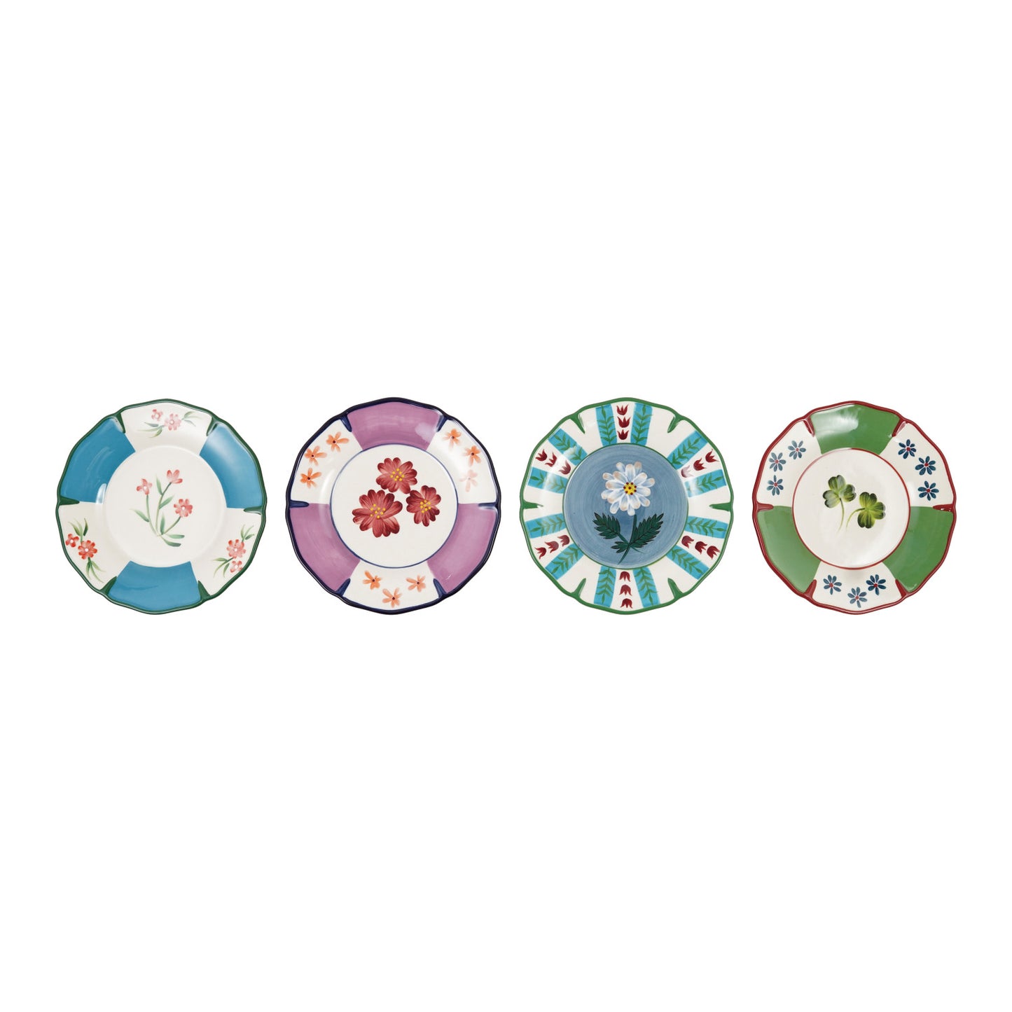 Scalloped Botanical Plate