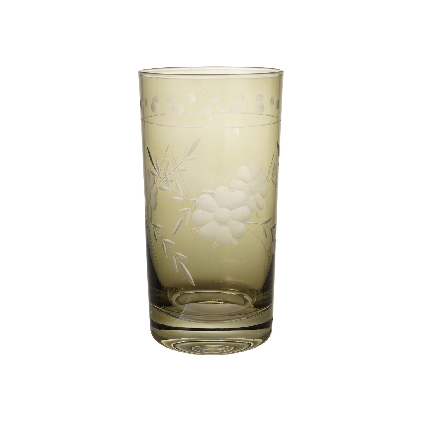 Botanical Etched Glass