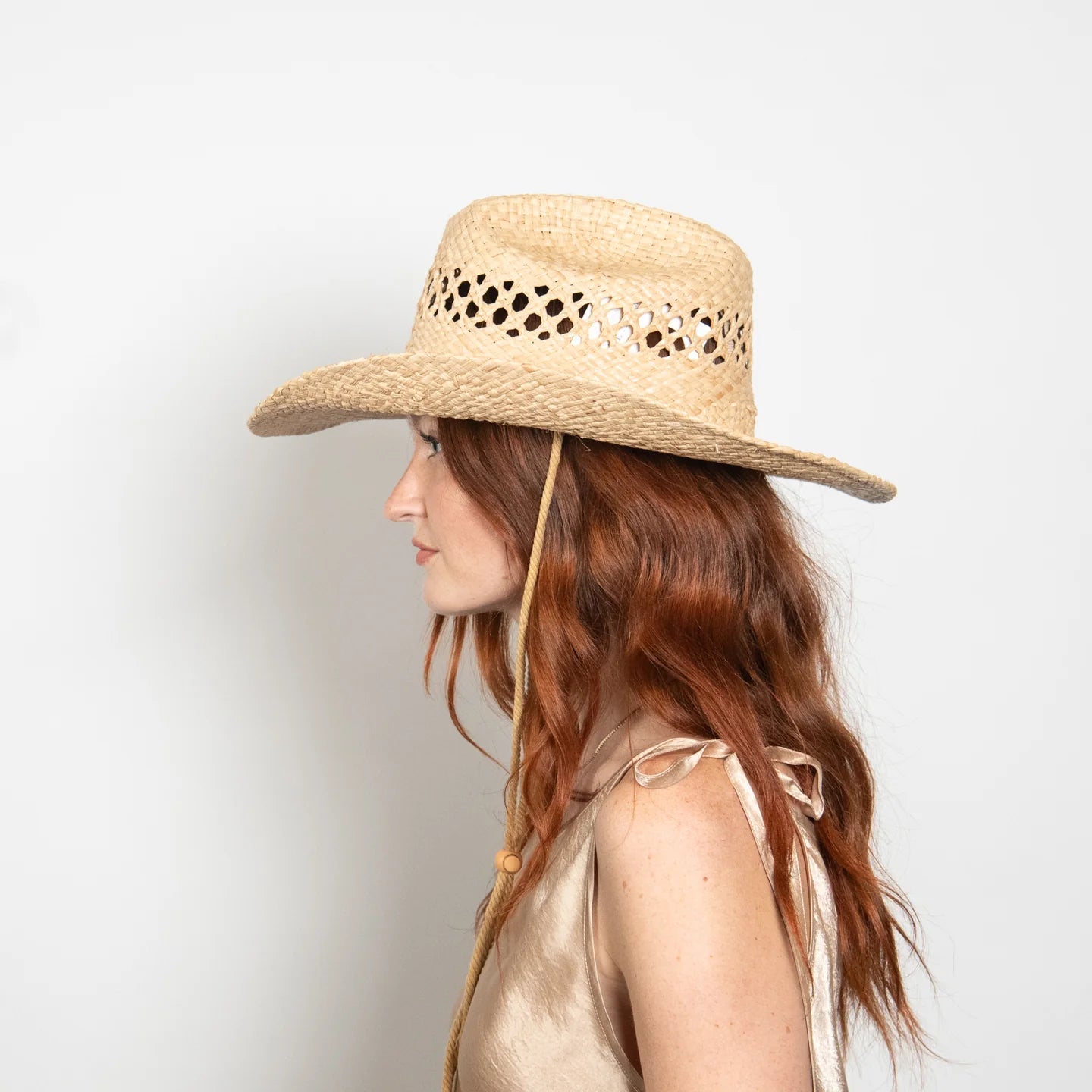 Brodie Raffia Cowboy in Natural