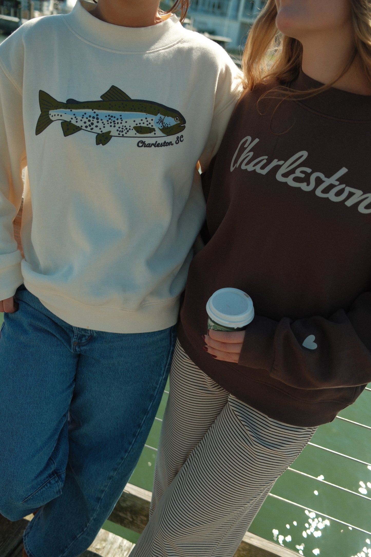 Charleston Fish Mock Neck