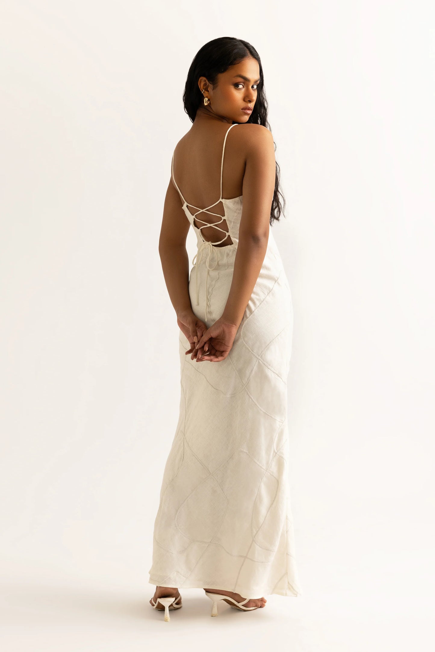 Elva Dress - Ivory