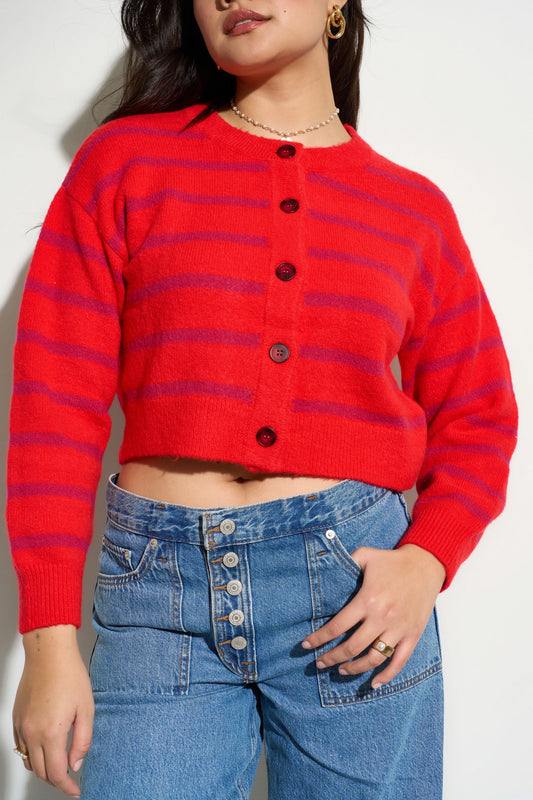 Fiona Cardigan - Red