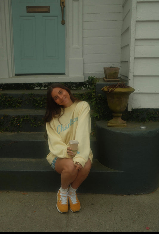 Charleston Mock Neck- Butter Yellow