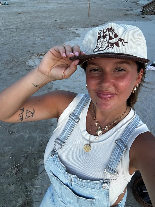 bikini and boots hat