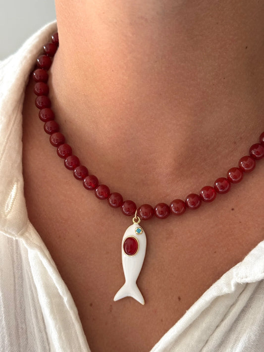 Walland in Amber Necklace