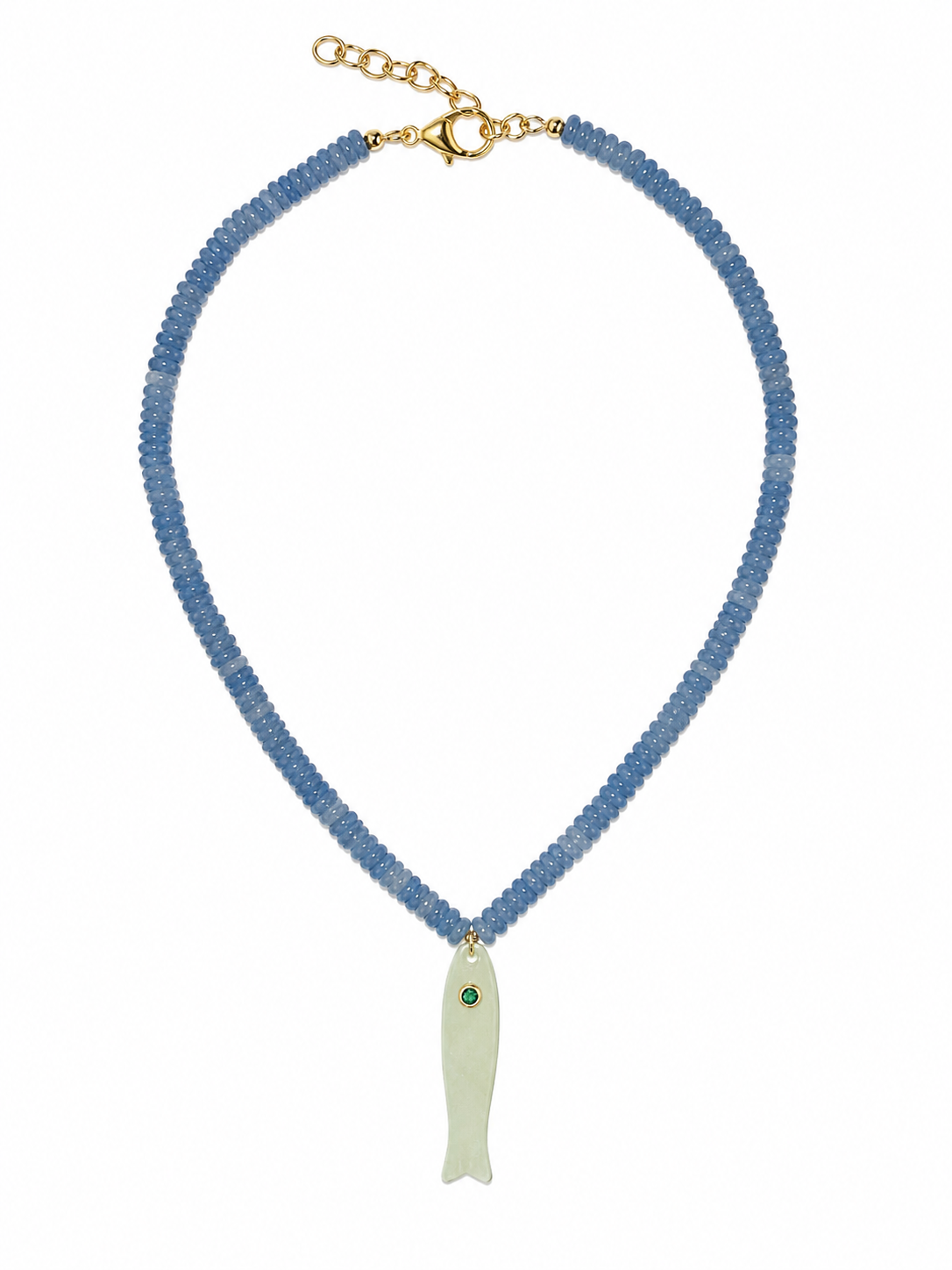LEWIS FISH BEADED NECKLACE