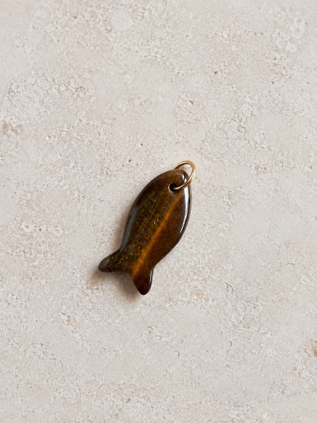 Wood Fish Charm