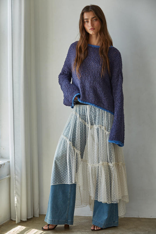 Chase the Night Lace Skirt