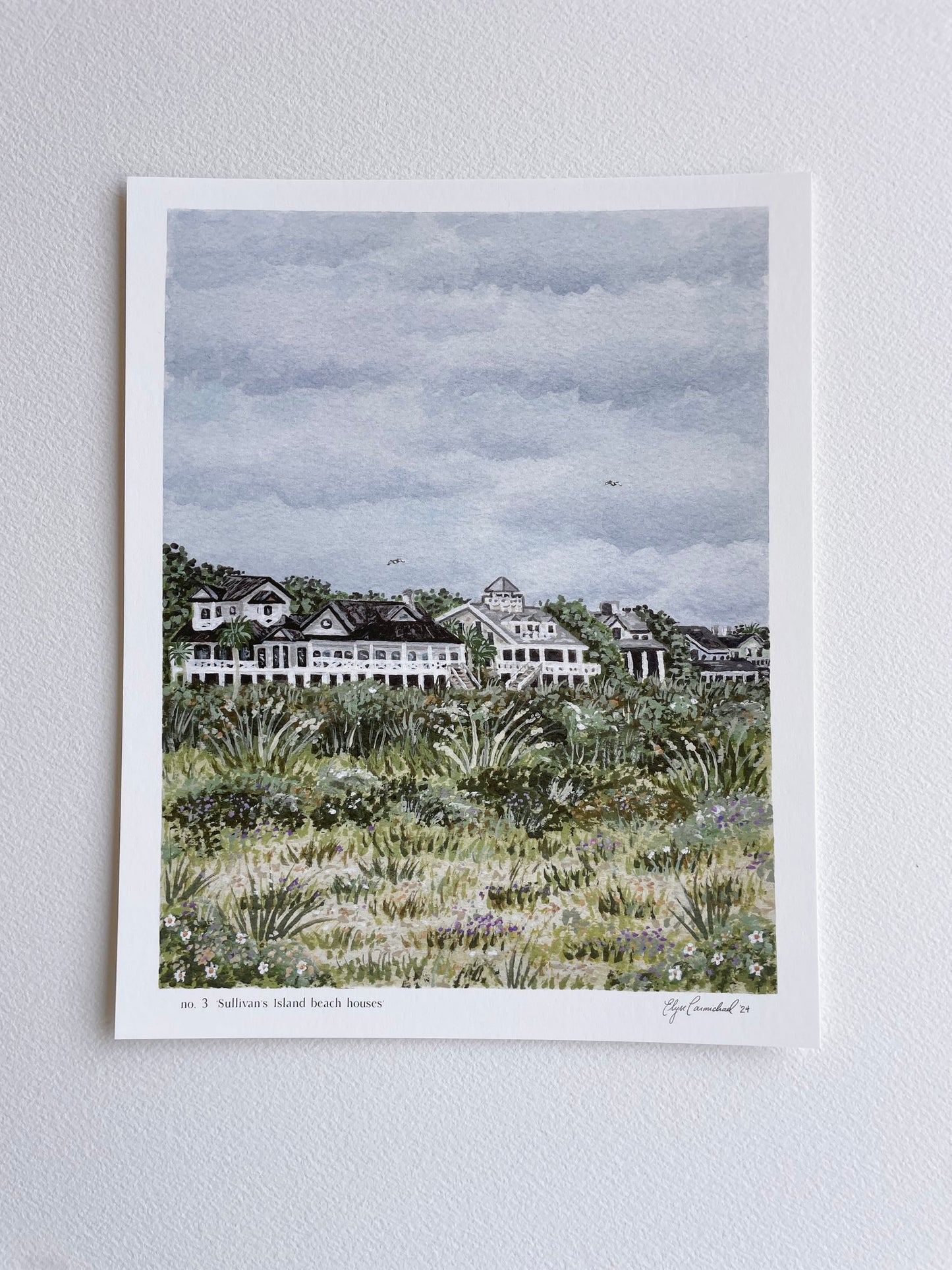 No. 3 'Sullivan's Island beach houses' print