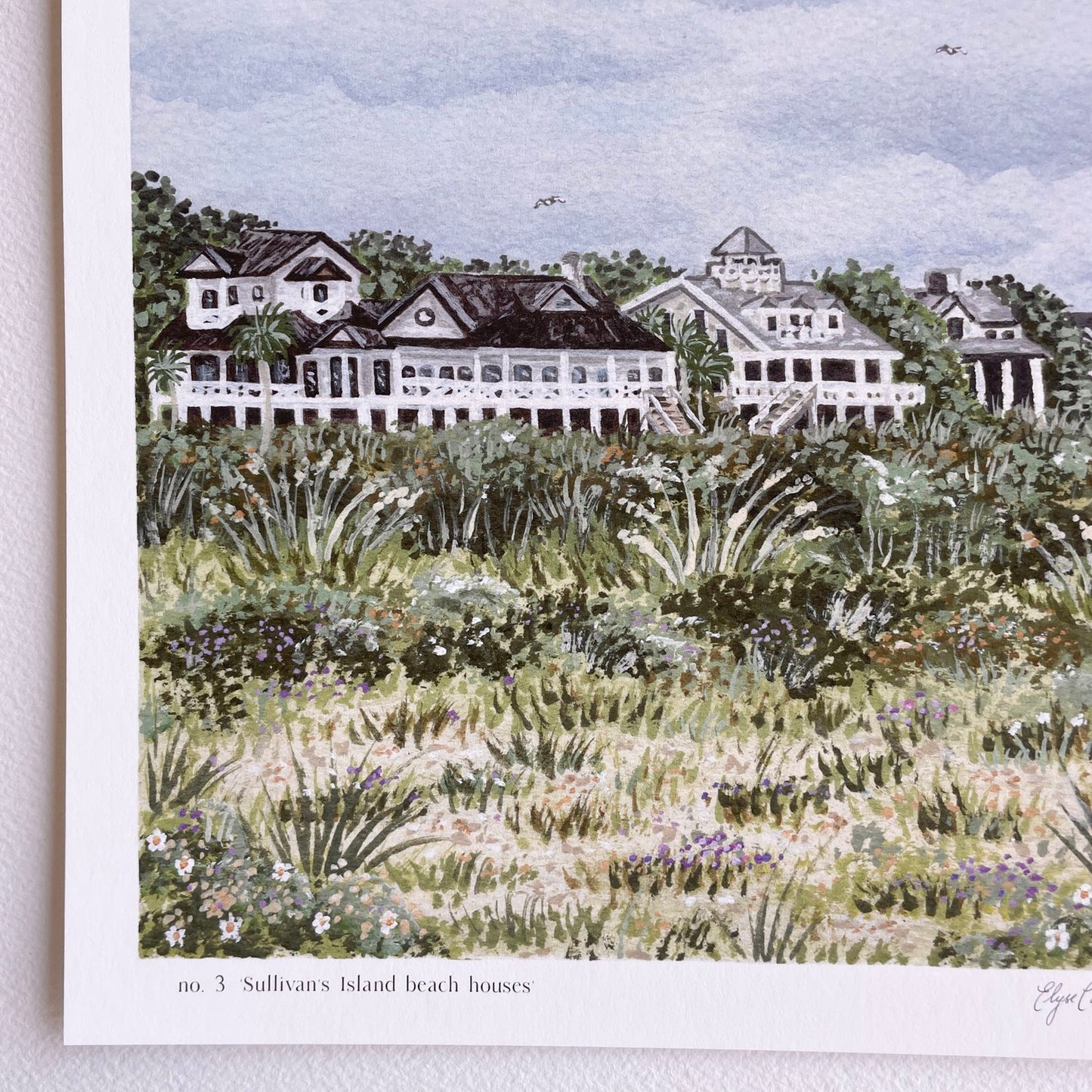 No. 3 'Sullivan's Island beach houses' print