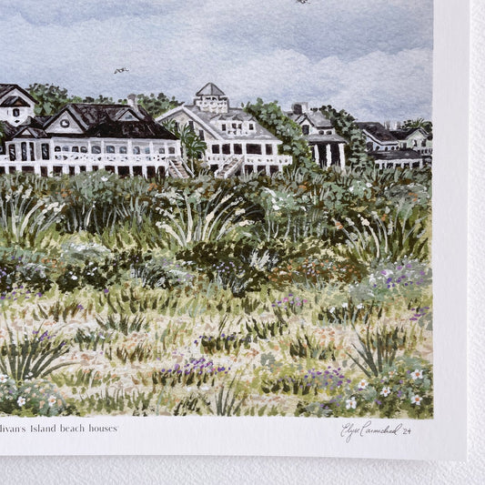 No. 3 'Sullivan's Island beach houses' print