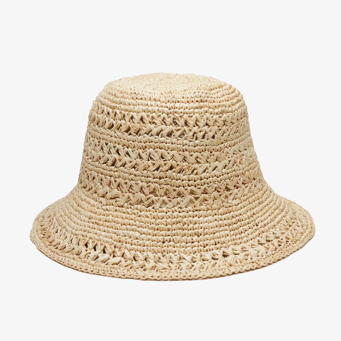 Sigrid Raffia Bucket in Natural
