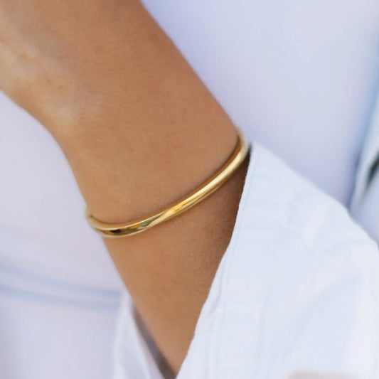 Aimsley Gold Bangle Bracelet