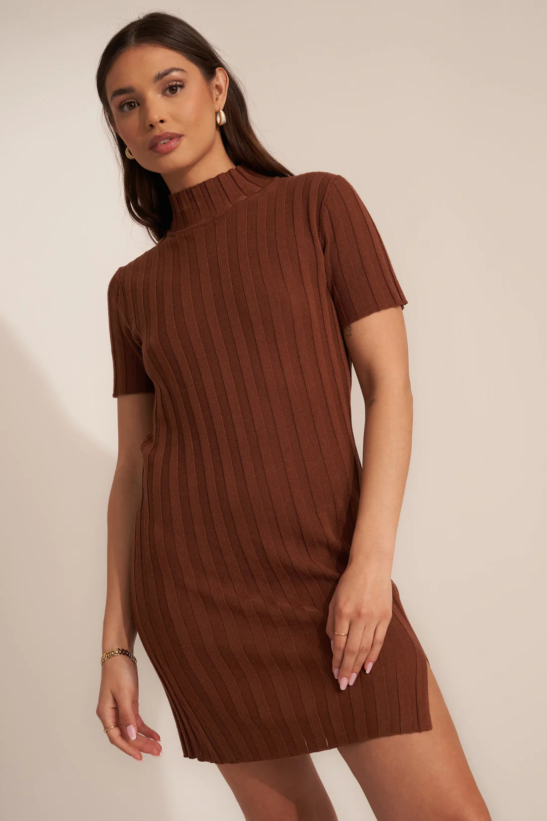 Pia Dress - Caramel