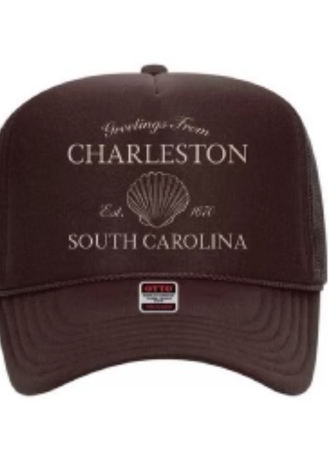 Greeting From Charleston Shell Hat