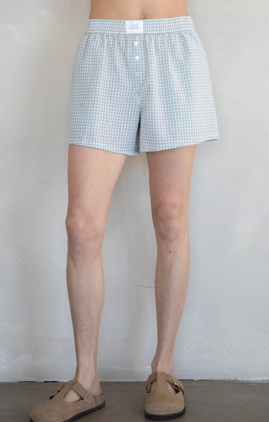 The Struck Gingham Boxer Short