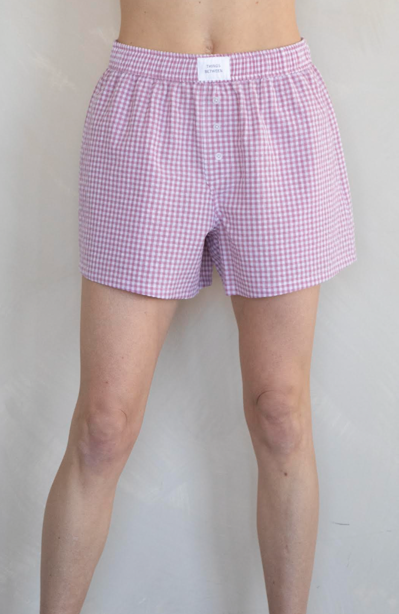 The Struck Gingham Boxer Short