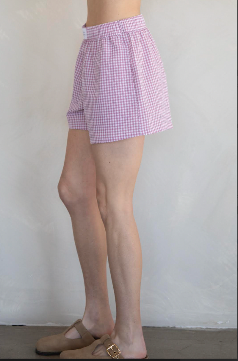 The Struck Gingham Boxer Short